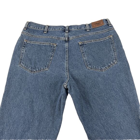Mens L.L. Bean Classic Fit Straight Denim Jeans Size 38x30 Blue 100% Cotton - Picture 5 of 7